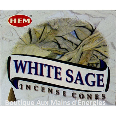 Incense cône - white sage